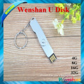 Hot selling rotatable stainless steel usb flash drive 32gb Customize any LOGO